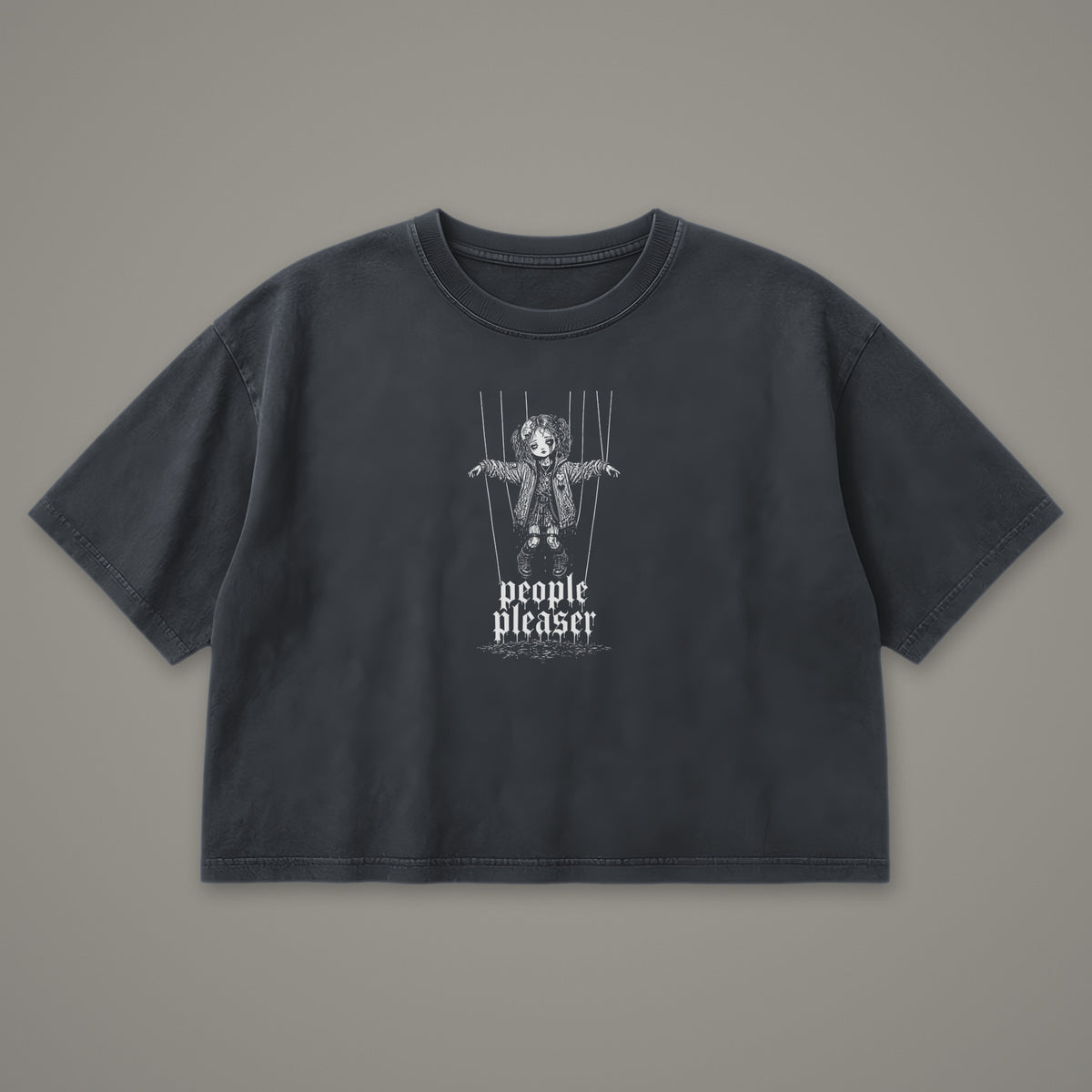 Cropped Baby Tee by Trauma Dump